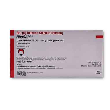 抗D免疫球蛋白 Rho(D) immune globulin-RhoGAM