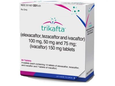 kaftrio Elexacaftor/Tezacaftor/Ivacaftor-Trikafta,依伐卡托/特扎卡福特/依来卡泊复合薄膜片