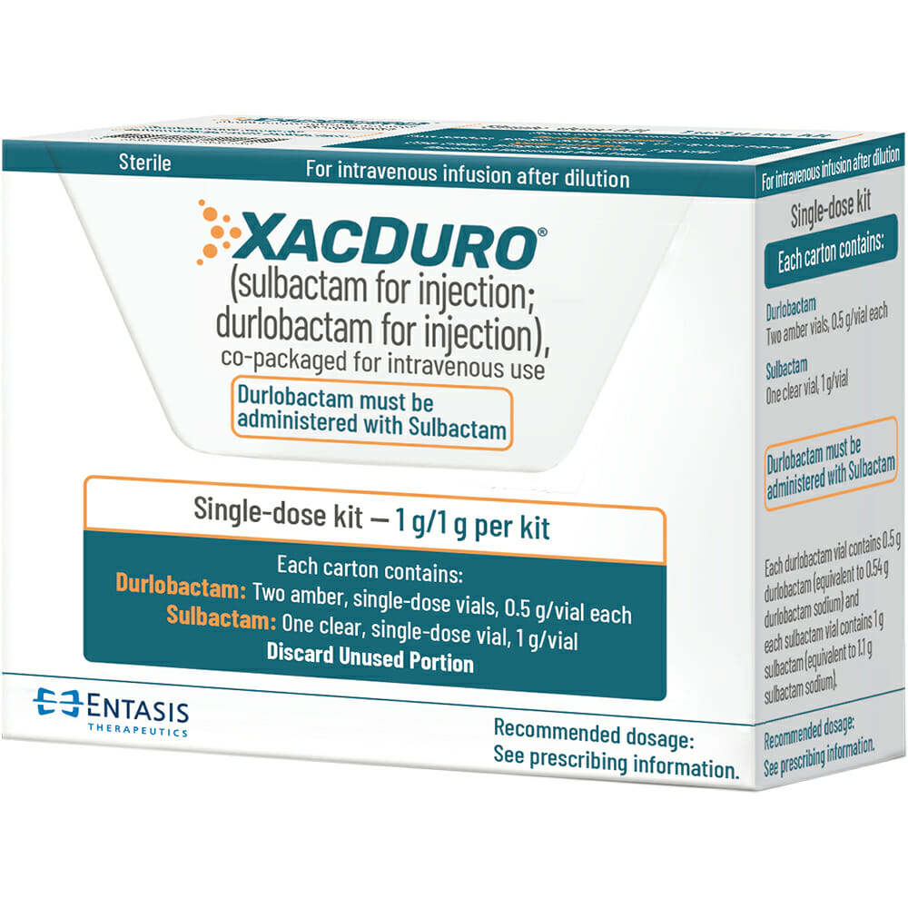 舒巴坦钠度洛巴坦钠 sulbactam and durlobactam-Xacduro