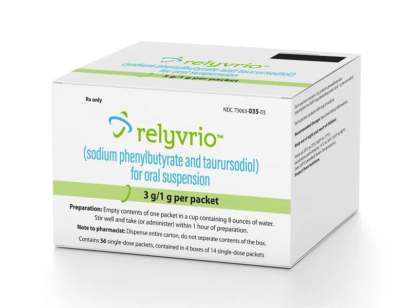 albrioza sodium phenylbutyrate and taurursodiol-Relyvrio,苯丁酸钠和牛磺酸二醇口服混悬液