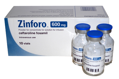 头孢洛林酯 Ceftaroline fosamil-Zinforo