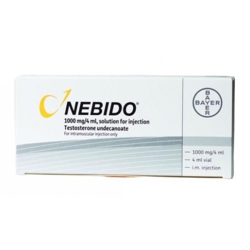 Nebido Testosterone undecanoate-十一酸睾酮、Reandron、Reandron 1000、Nebid、耐必多长效睾酮注射液、耐必多