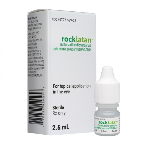 Rocklatan netarsudil and latanoprost-奈舒地尔和拉坦前列素滴眼液